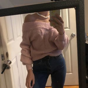 Pink sweater